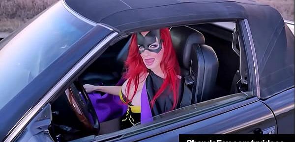  Crime Fighting Bat Girl Shanda Fay Sucks Your Hard Dick On The Road!